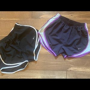 2 pair of Nike shorts.